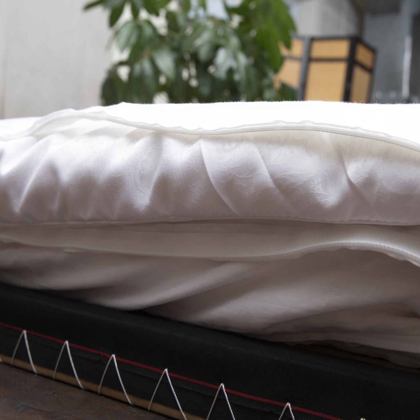 J-Life Usagi Sky Blue Custom Kakefuton with Removable Cover_Kakefutons_Kakefuton with custom cover_Japan Tradition_Sleep System_Handmade__1__2__3