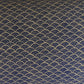 Imported Japanese Fabric - Nami Navy_Fabric_Imported from Japan_100% Cotton_Japanese Sleep System