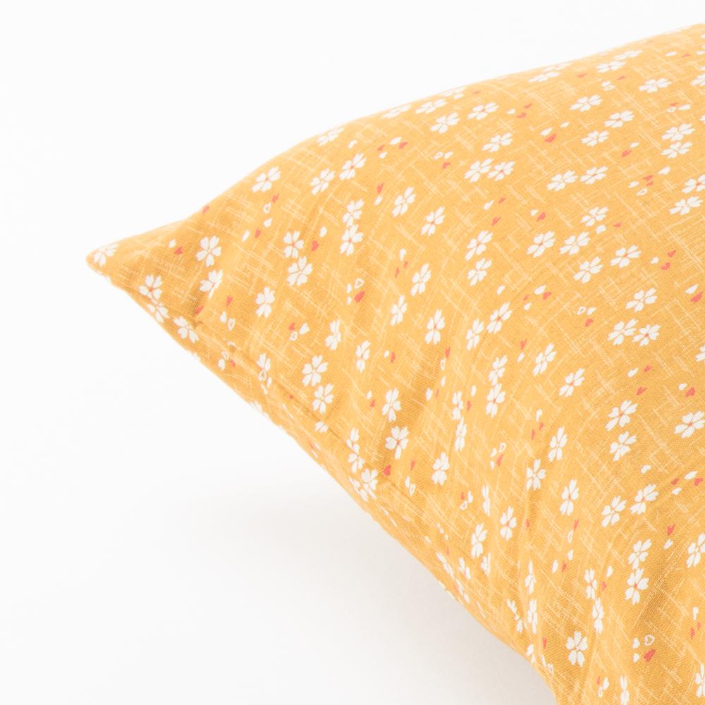 J-Life Sakura Gold Zabuton Floor Pillow_Pillows & Shams