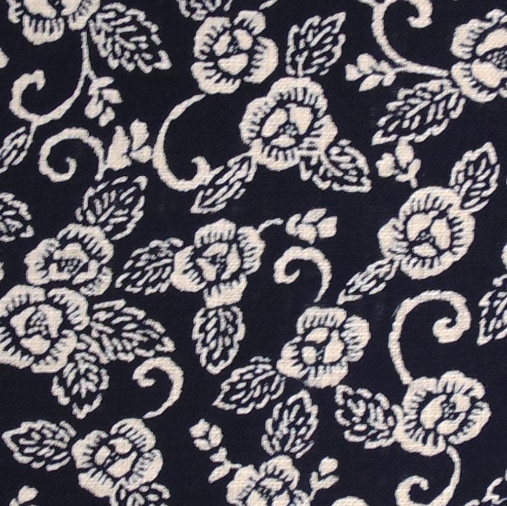 J-Life Shikifuton with Hana Navy Removable Cover