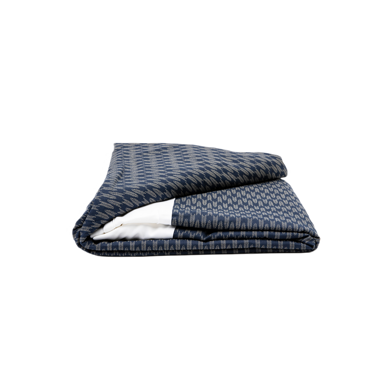 J-Life Ya Gasuri Navy Custom Kakefuton with Removable Cover_Kakefutons_Kakefuton with custom cover_Japan Tradition_Sleep System