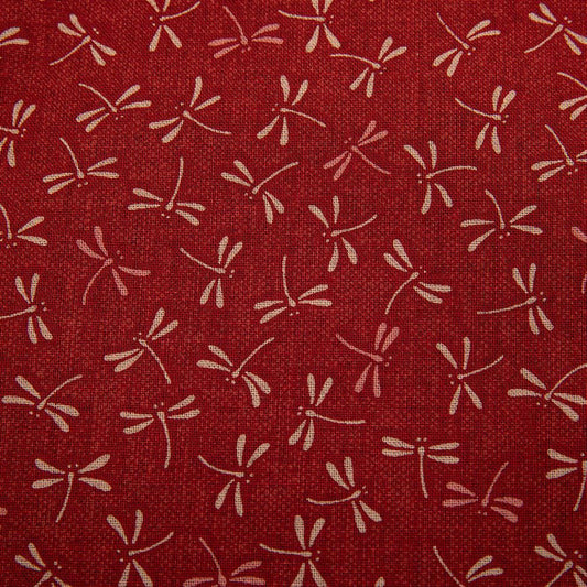 Imported Japanese Fabric - Tombo Red_Fabric_Imported from Japan_100% Cotton_Japanese Sleep System