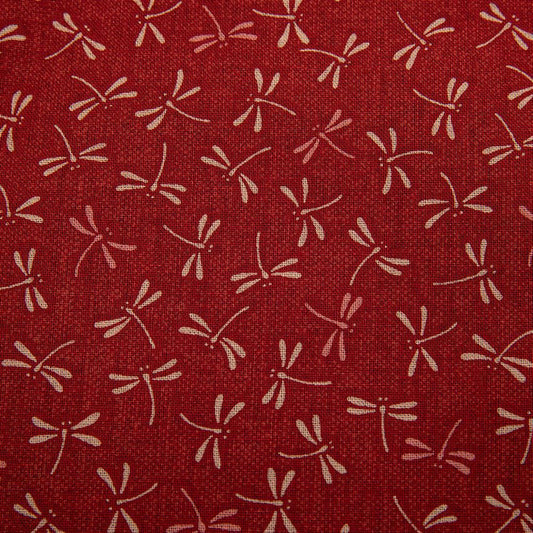 Imported Japanese Fabric - Tombo Red_Fabric_Imported from Japan_100% Cotton_Japanese Sleep System