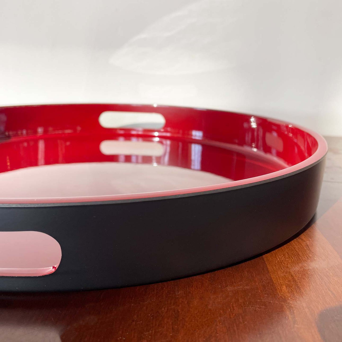 Black and Red Serving Tray_Lifestyle