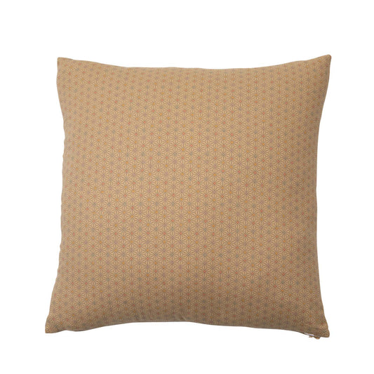 Asa No Ha Gold Throw Pillow