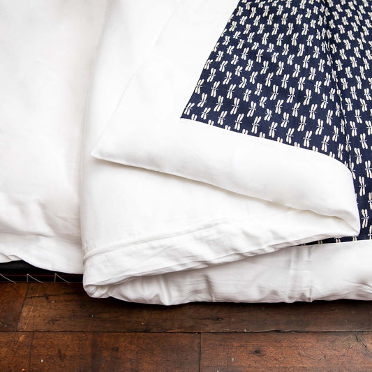 J-Life New Tombo Navy Custom Kakefuton with Removable Cover