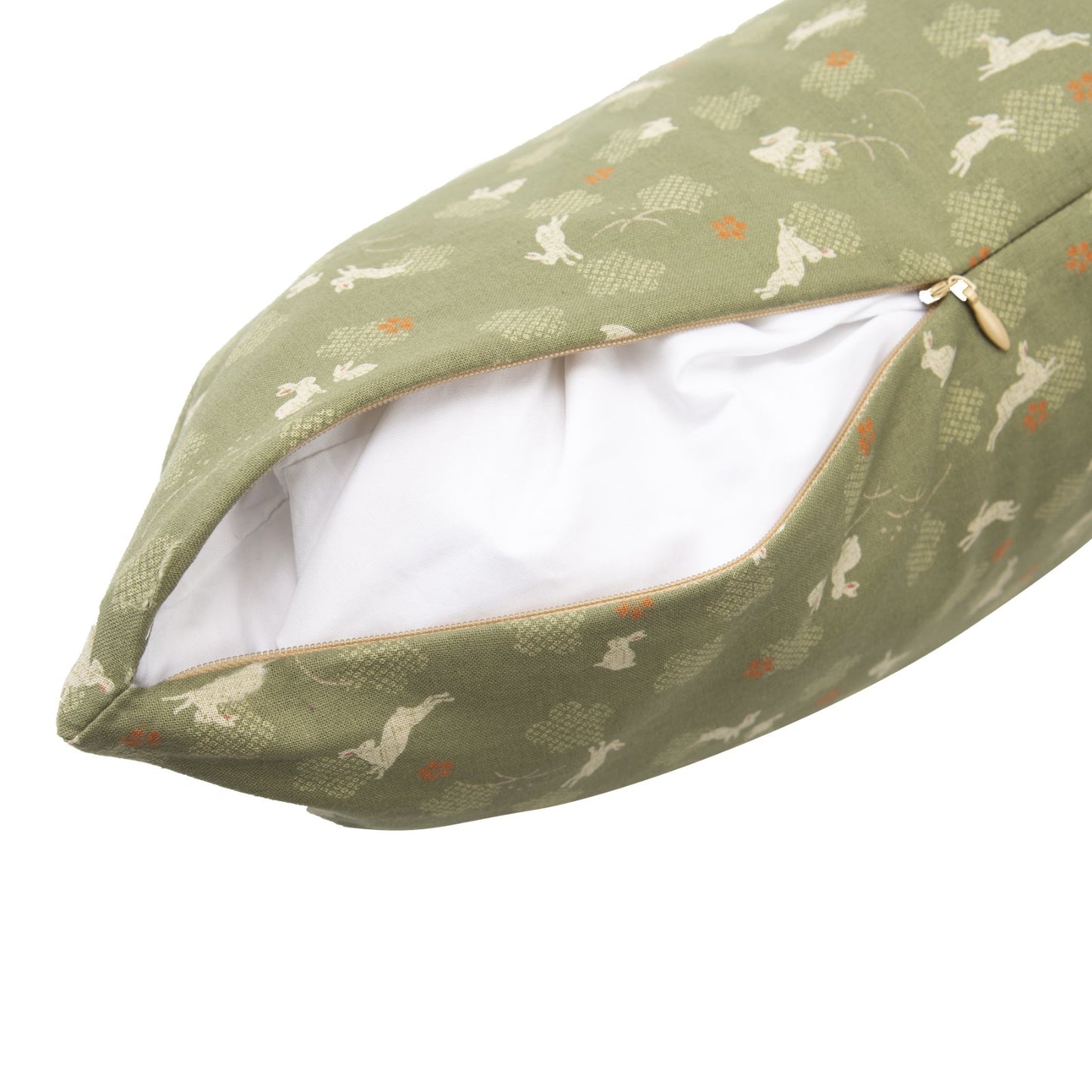 Usagi Green Throw Pillow_Pillows & Shams_Throw Pillows_100% Cotton