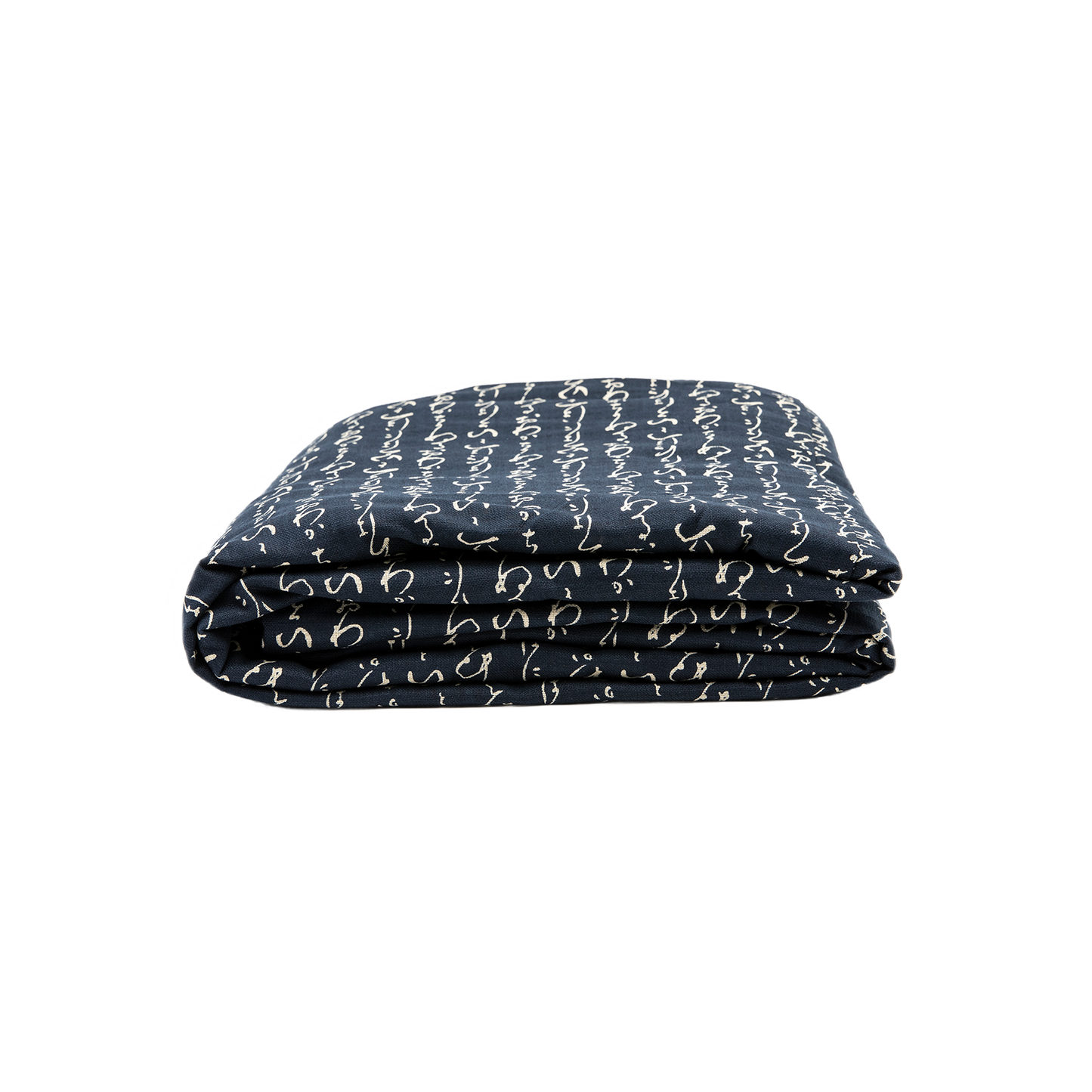 J-Life Kanji Navy Custom Kakefuton with Removable Cover_Kakefutons_Kakefuton with custom cover_Japan Tradition_Sleep System_Handmade__1