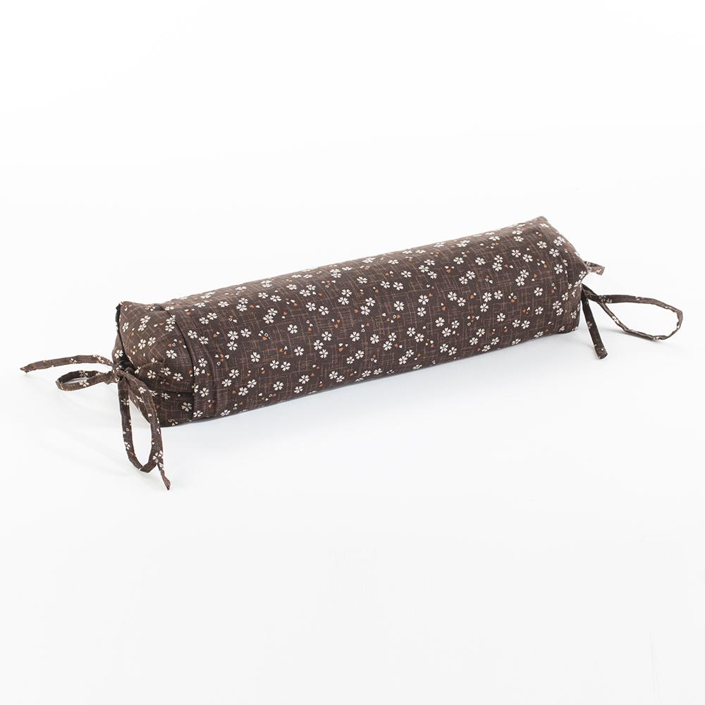 J-Life Sakura Brown Buckwheat Hull Pillow_Pillows & Shams_Buckwheat Hull Pillow