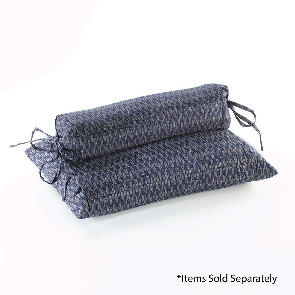 J-Life Ya Gasuri Navy Buckwheat Hull Pillow
