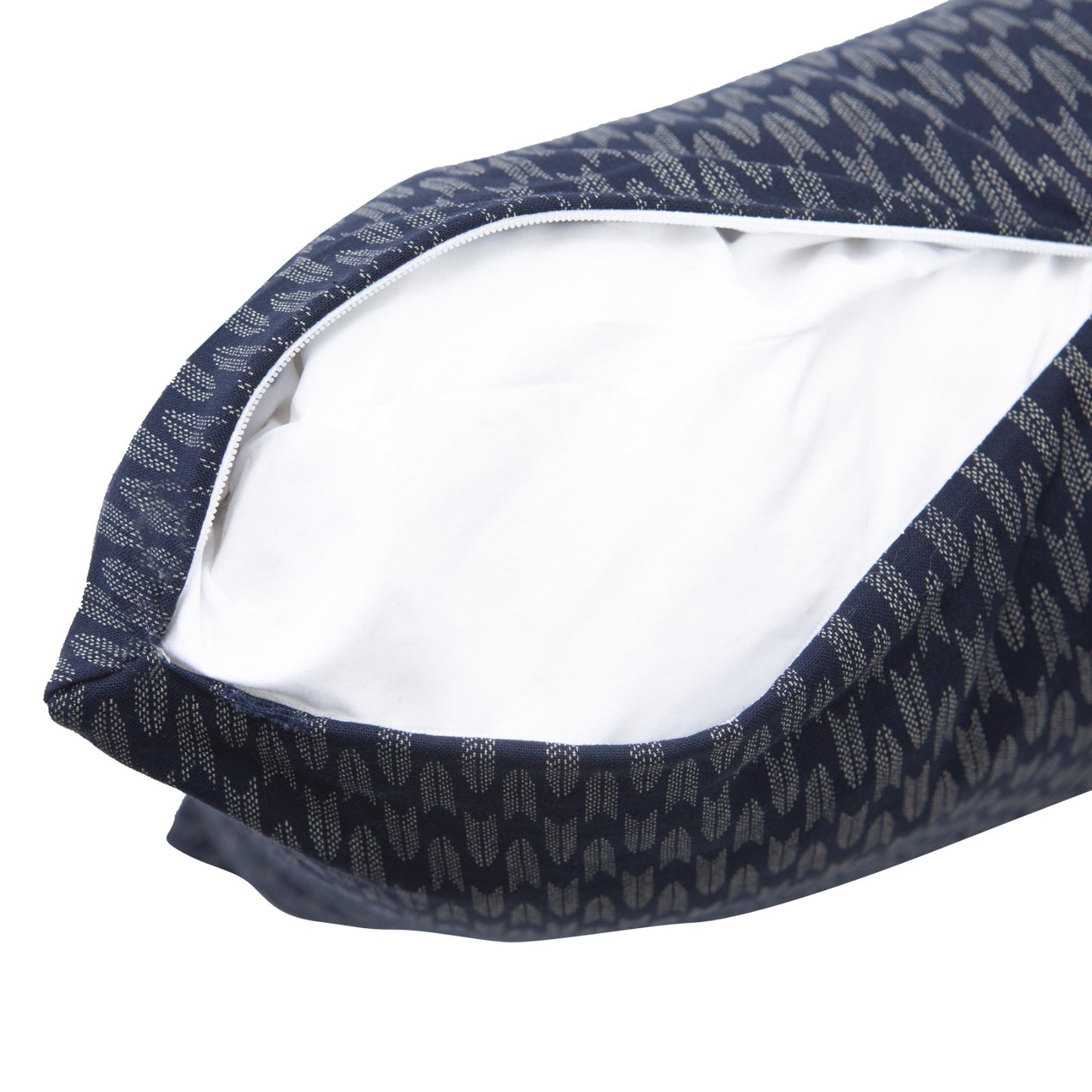 Ya Gasuri Navy Throw Pillow_Pillows & Shams_Throw Pillows