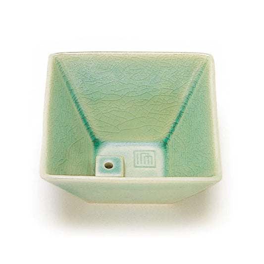 Small Square Ceramic Incense Bowl