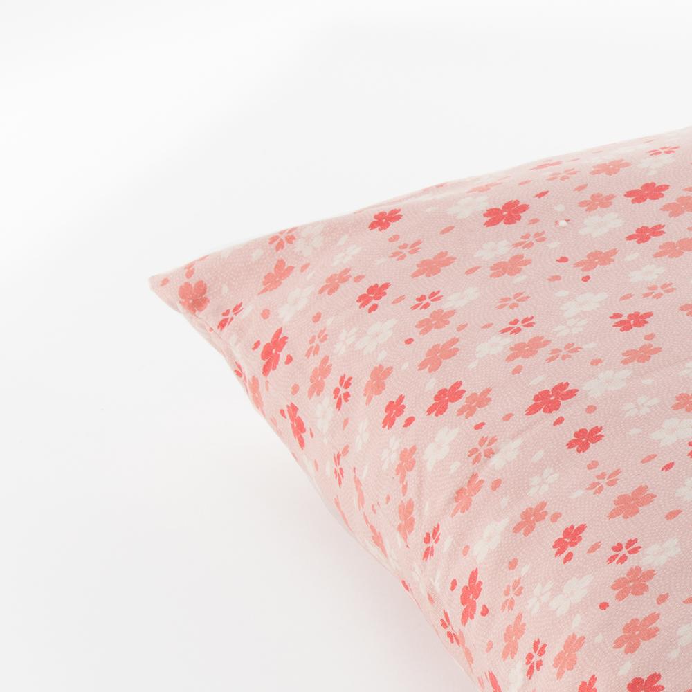 J-Life Cherry Blossom Pink Zabuton Floor Pillow_Pillows & Shams