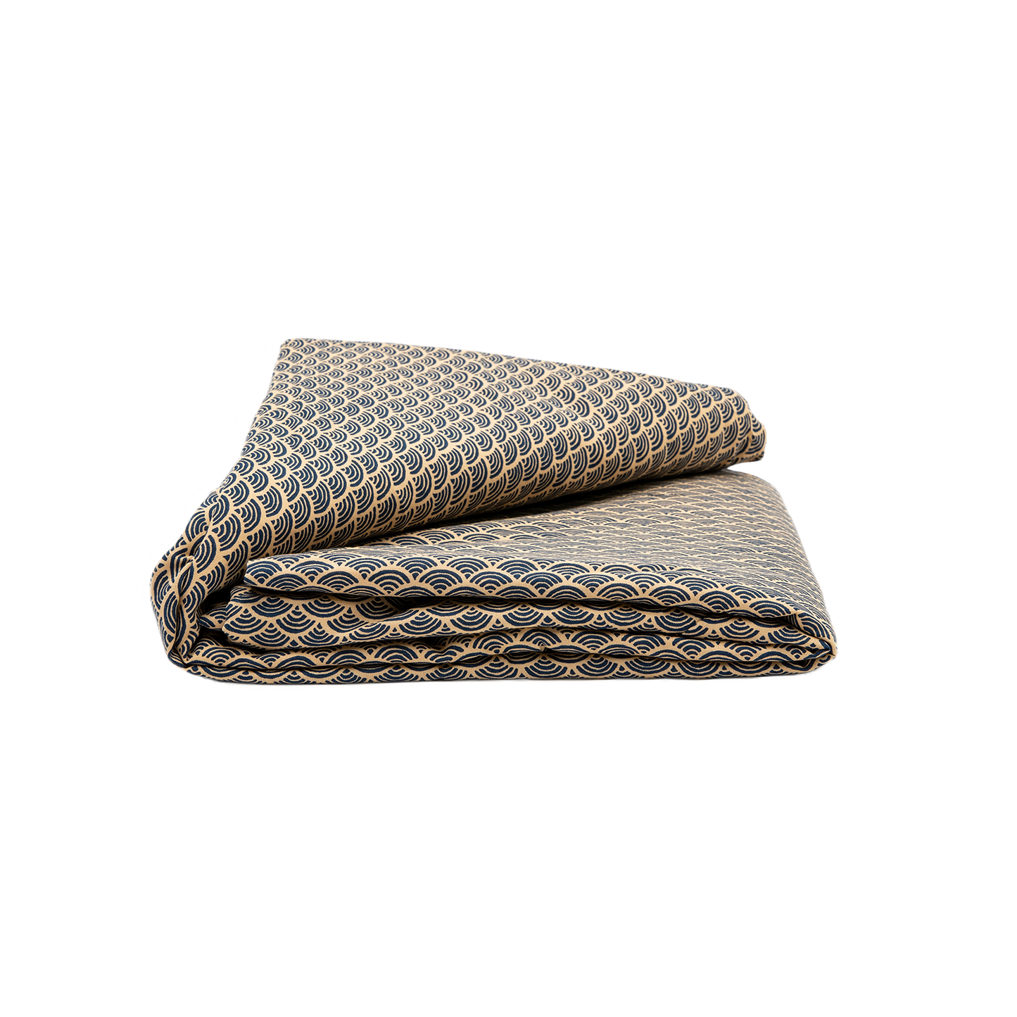 J-Life Nami Navy Custom Kakefuton with Removable Cover_Kakefutons_Kakefuton with custom cover_Japan Tradition_Sleep System_Handmade__1