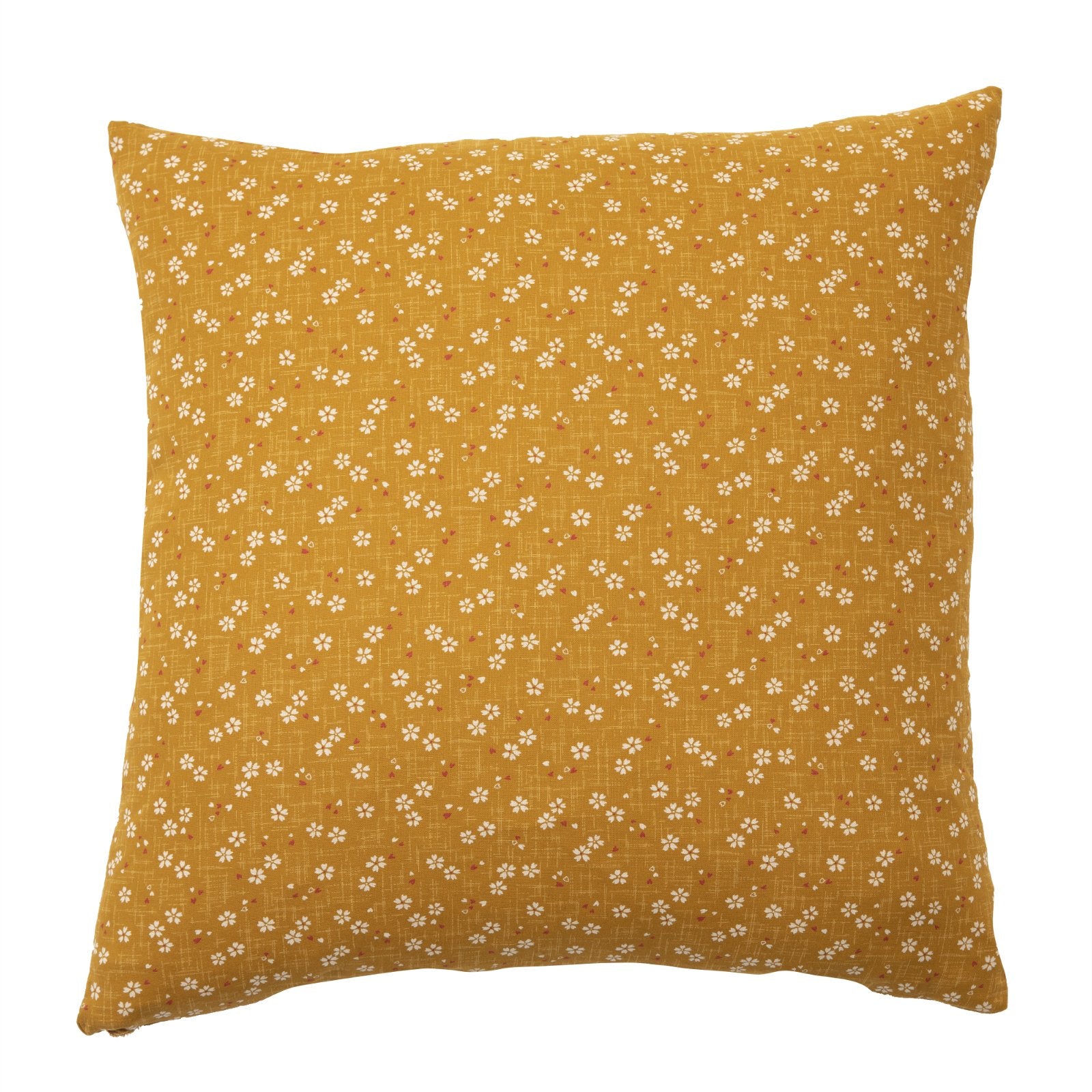 Sakura Gold Throw Pillow
