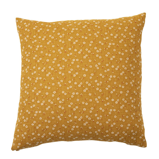 Sakura Gold Throw Pillow
