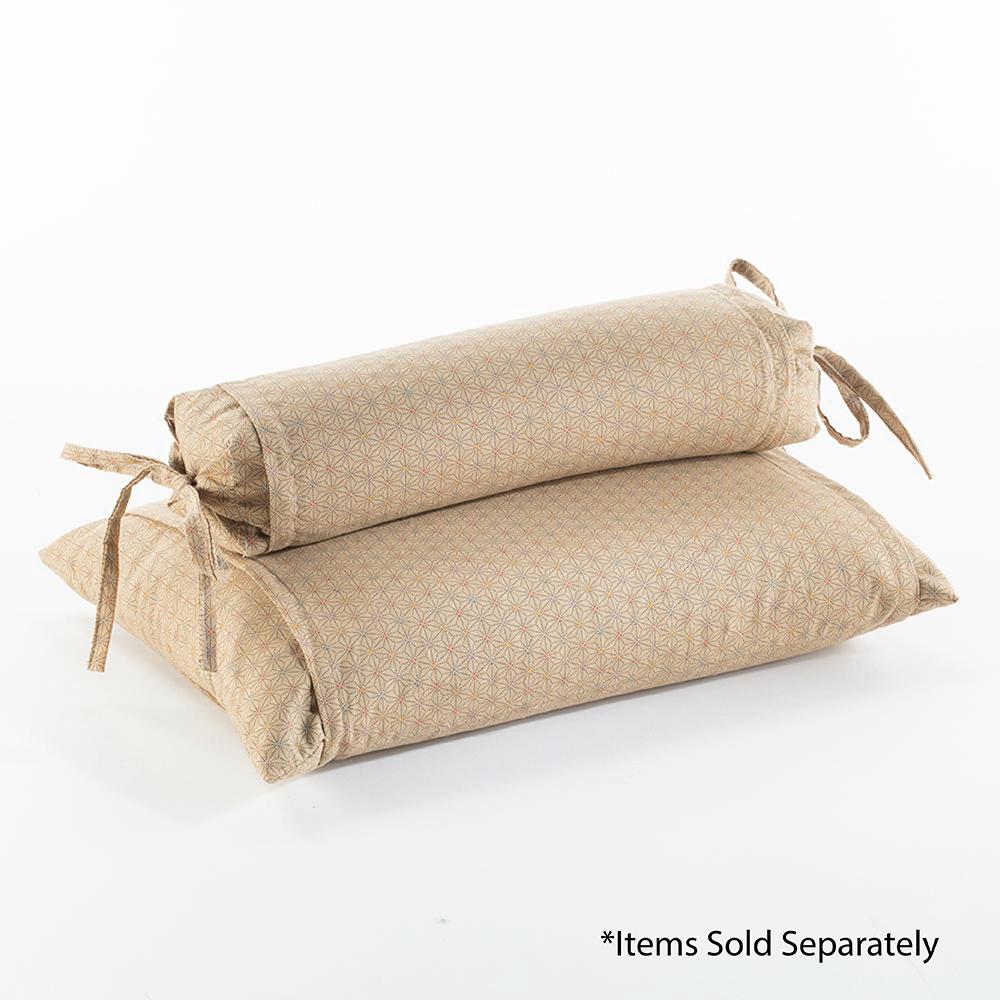 J-Life Asa No Ha Gold Buckwheat Hull Pillow