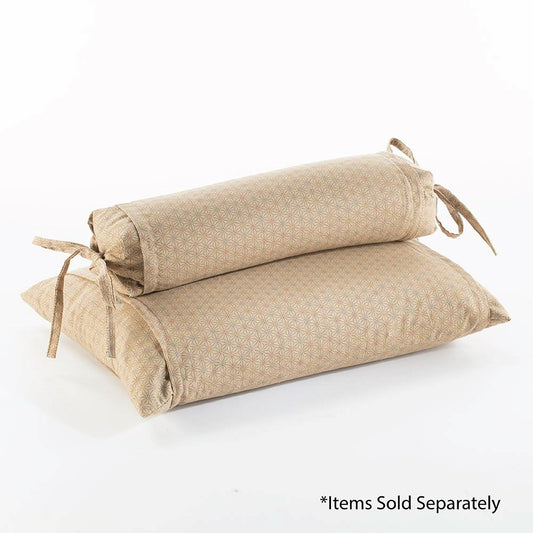 J-Life Asa No Ha Gold Buckwheat Hull Pillow