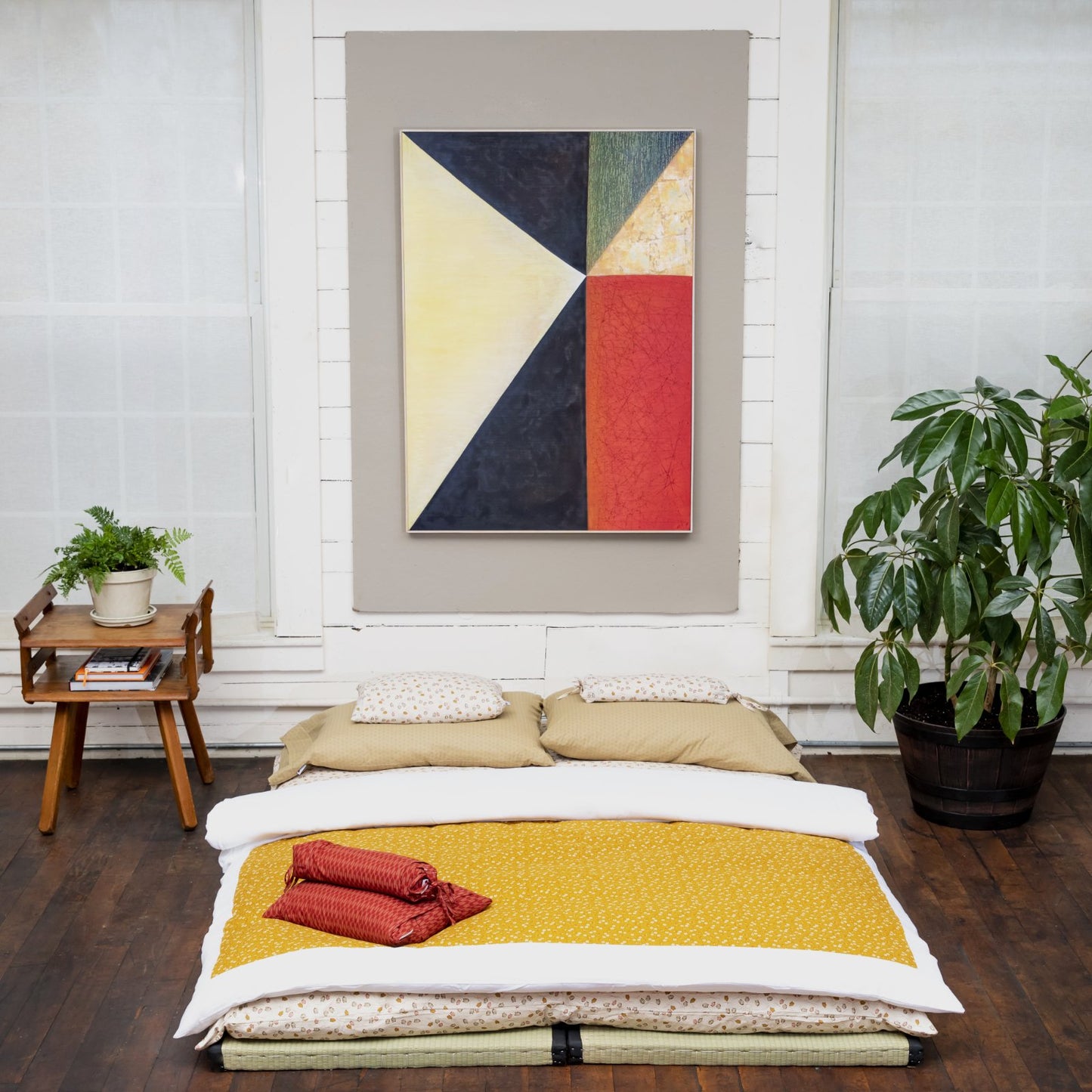 J-Life Sakura Gold Custom Kakefuton with Removable Cover_Kakefutons_Kakefuton with custom cover_Japan Tradition_Sleep System_Handmade__1__2__3__4__5__6__7