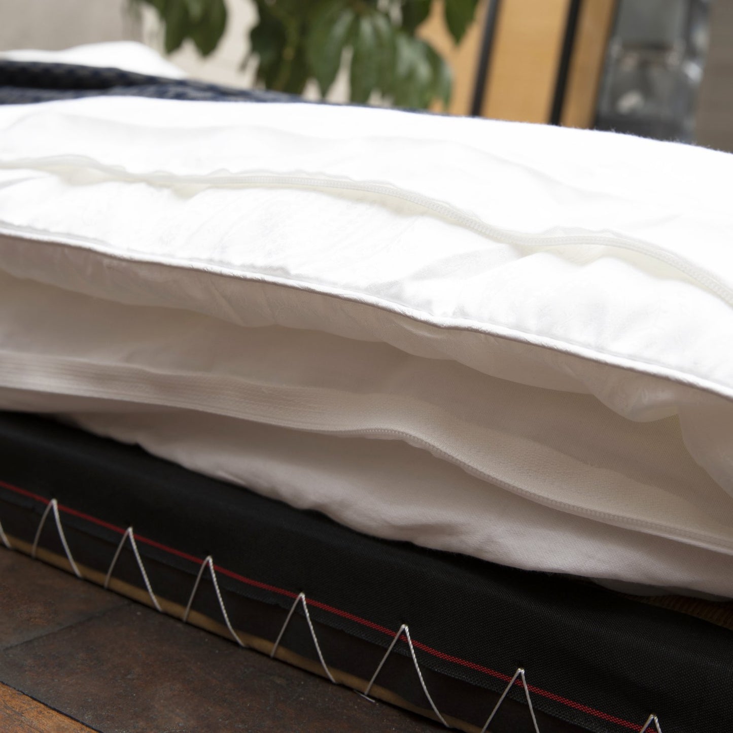 J-Life Ya Gasuri Navy Custom Kakefuton with Removable Cover_Kakefutons_Kakefuton with custom cover_Japan Tradition_Sleep System_Handmade__1__2__3__4__5__6
