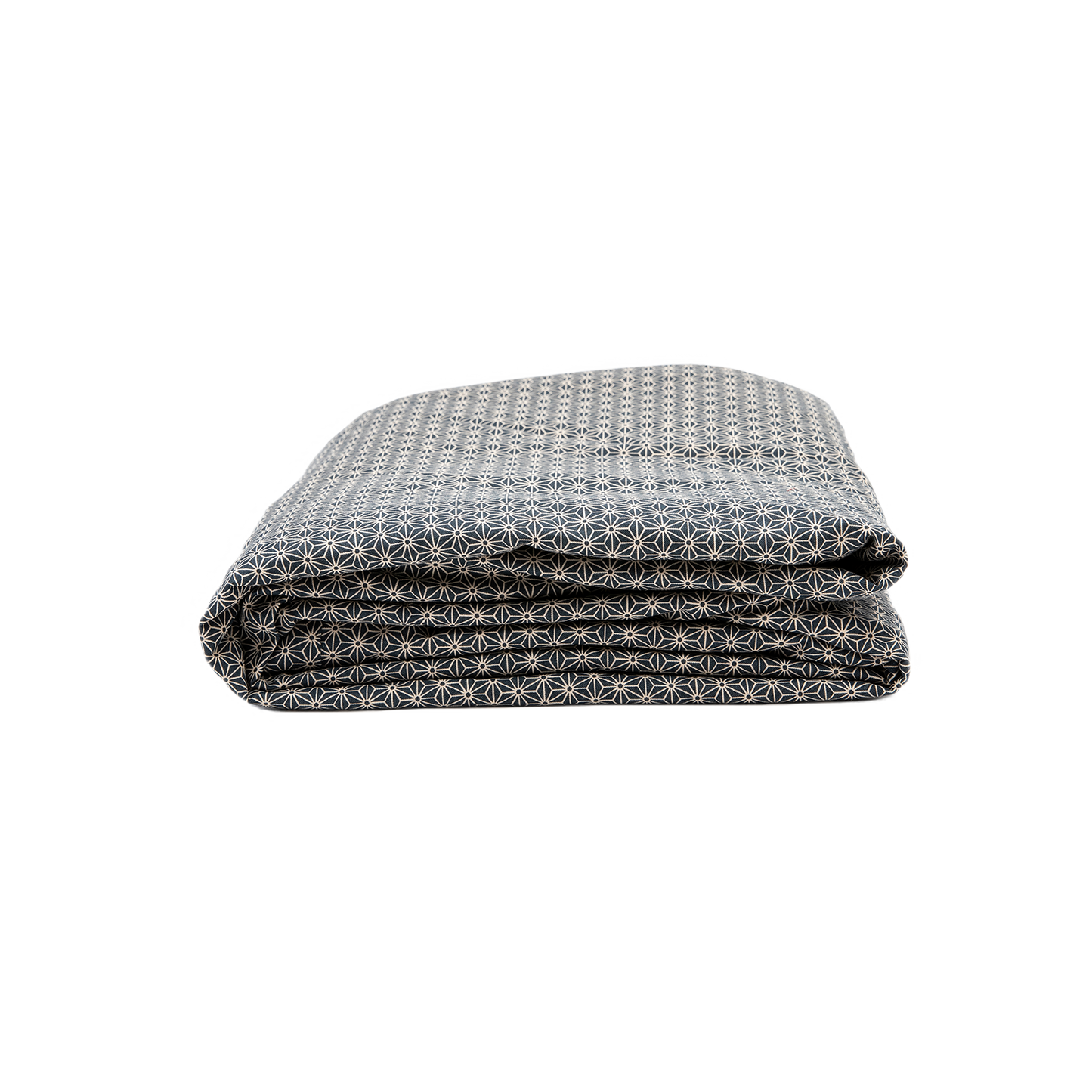 J-Life Asa No Ha Black #2 Custom Kakefuton with Removable Cover_Kakefutons_Kakefuton with custom cover_Japan Tradition_Sleep System_Handmade