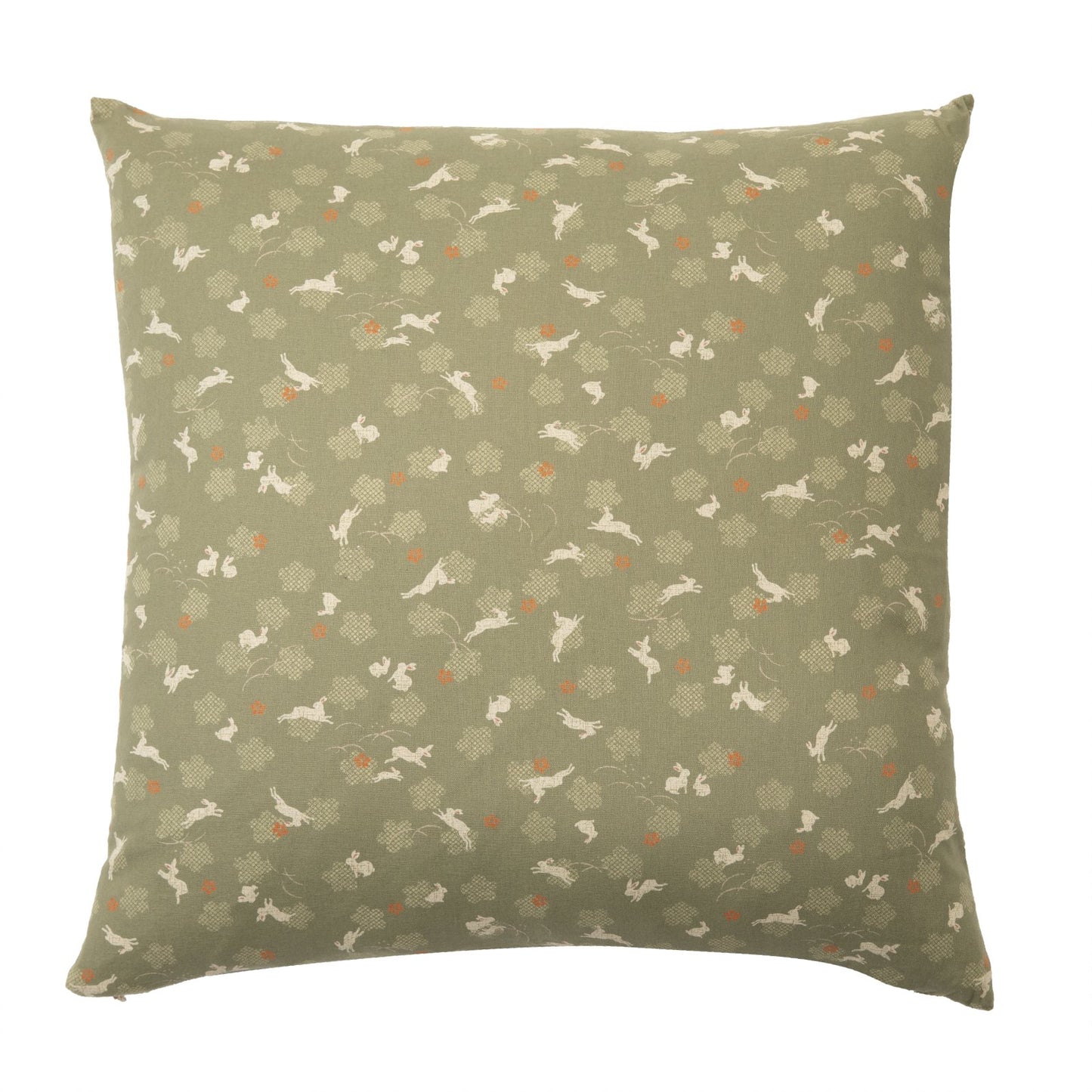 Usagi Green Throw Pillow