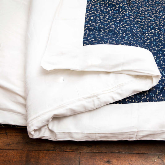 J-Life Tombo Navy Custom Kakefuton with Removable Cover