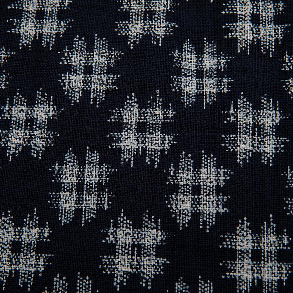 J-Life Hiro Navy Pillowcase_Pillows & Shams_Pillowcase_100% Cotton