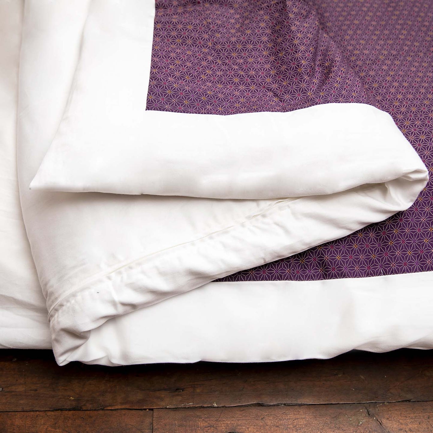 J-Life Asa No Ha Purple #3 Custom Kakefuton with Removable Cover