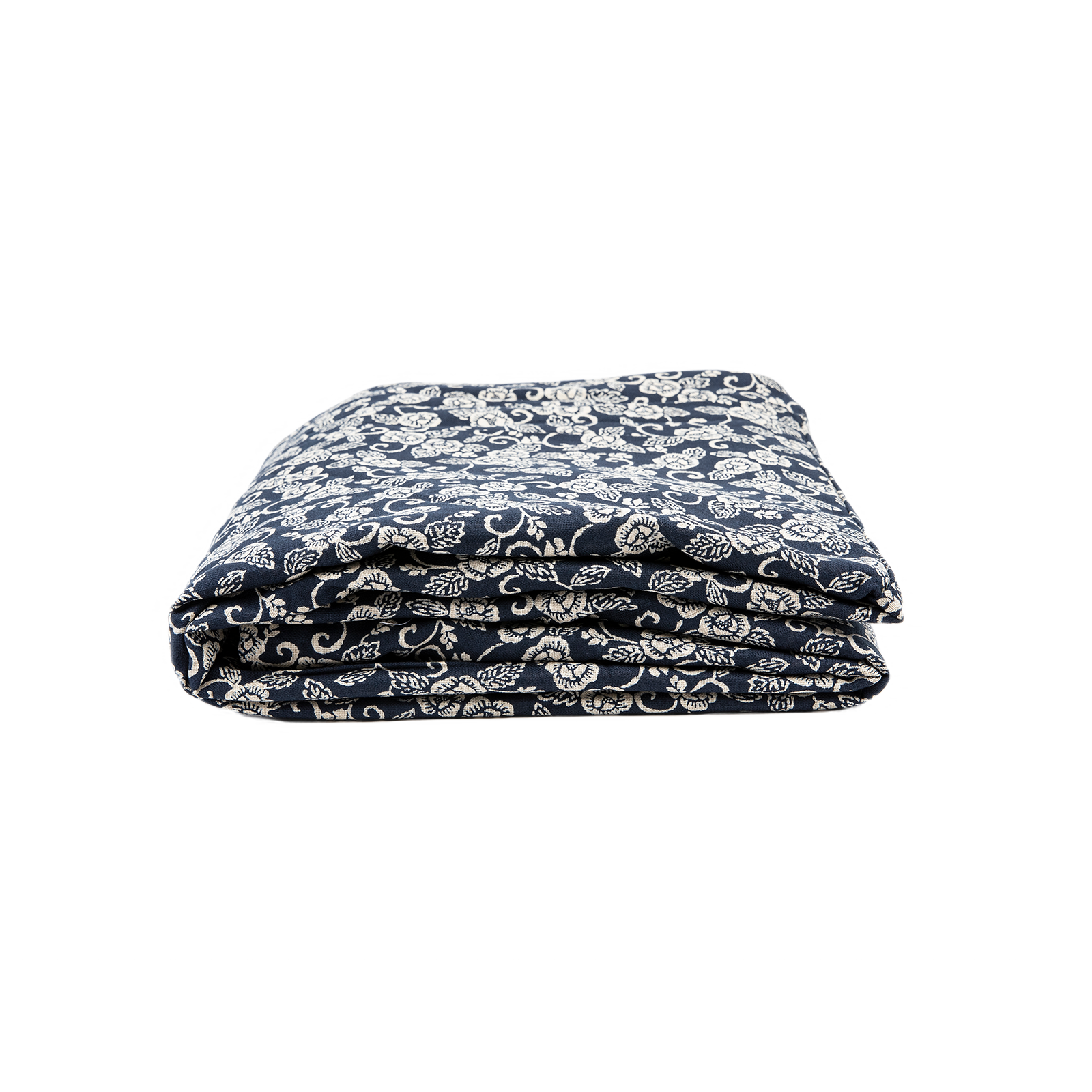 J-Life Hana Navy Custom Kakefuton with Removable Cover_Kakefutons_Kakefuton with custom cover_Japan Tradition_Sleep System_Handmade__1