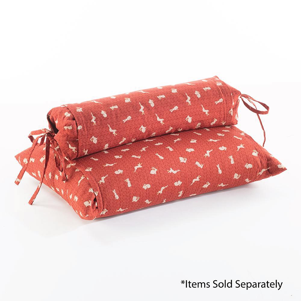 J-Life Usagi "Bunny" Red Buckwheat Hull Pillow
