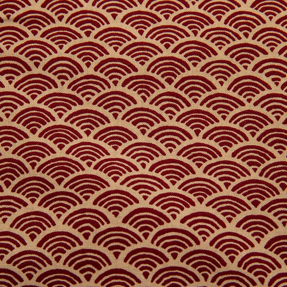 J-Life Nami Red Pillowcase_Pillows & Shams_Pillowcase_100% Cotton