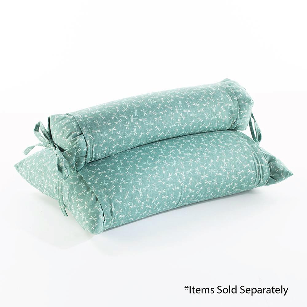 J-Life Tombo Teal Buckwheat Hull Pillow