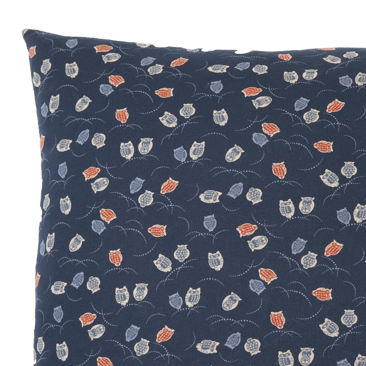 Fukurou Navy Throw Pillow_Pillows & Shams