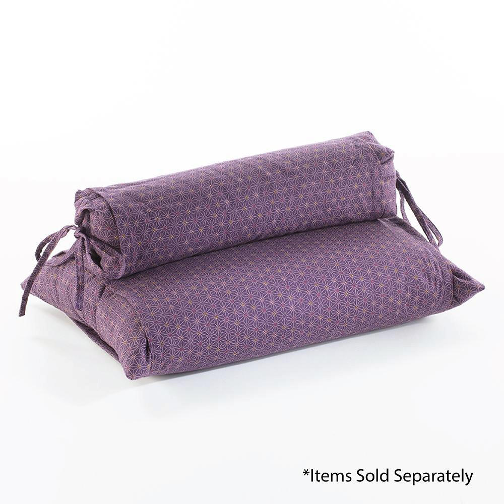 J-Life Asa No Ha Purple #3 Buckwheat Hull Pillow