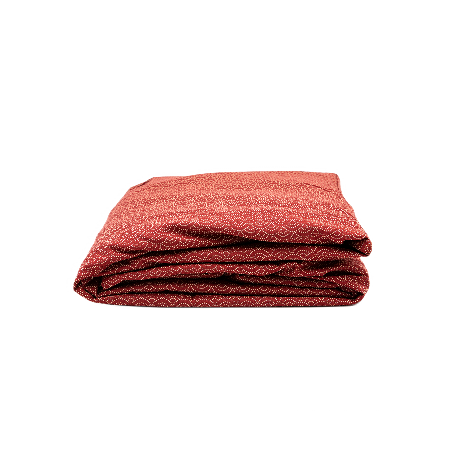 J-Life Seikai Ha Red Custom Kakefuton with Removable Cover_Kakefutons_Kakefuton with custom cover_Japan Tradition_Sleep System_Handmade__1__2__3