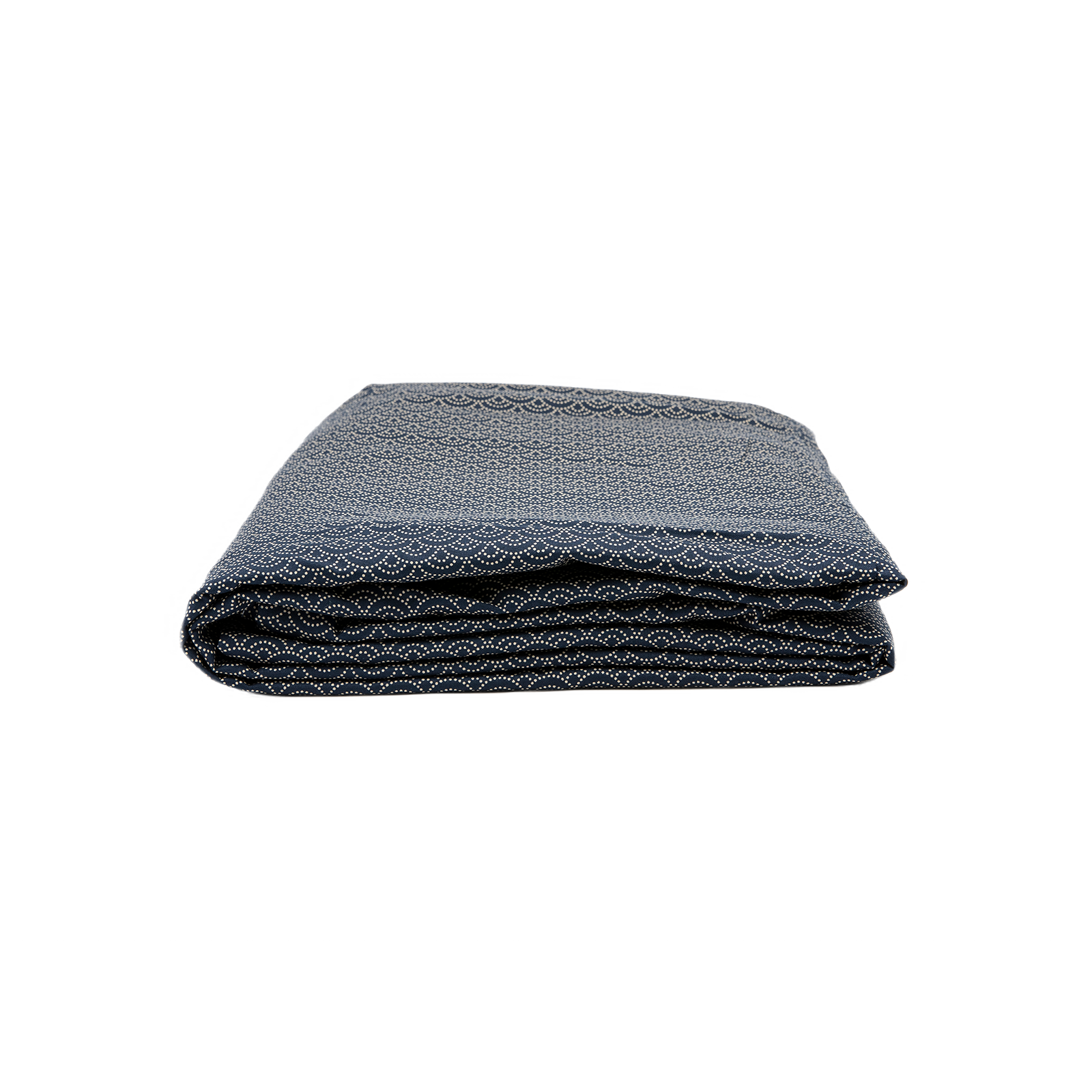 J-Life Seikai Ha Navy Custom Kakefuton with Removable Cover_Kakefutons_Kakefuton with custom cover_Japan Tradition_Sleep System_Handmade__1