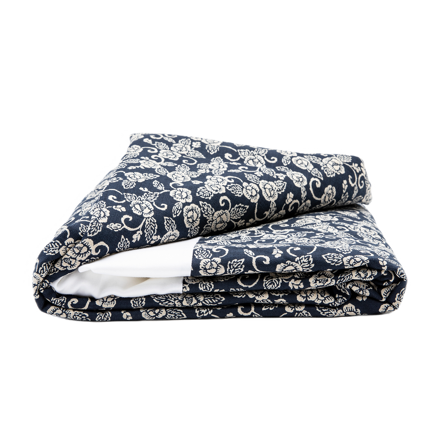 J-Life Hana Navy Custom Kakefuton with Removable Cover_Kakefutons_Kakefuton with custom cover