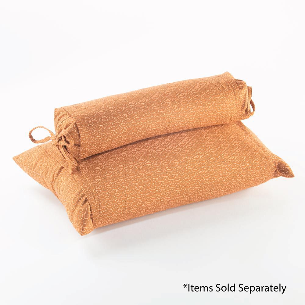 J-Life Seikai Ha Orange Buckwheat Hull Pillow