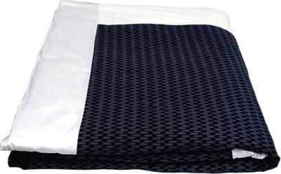 J-Life Ya Gasuri Navy Custom Kakefuton with Removable Cover_Kakefutons_Kakefuton with custom cover_Japan Tradition