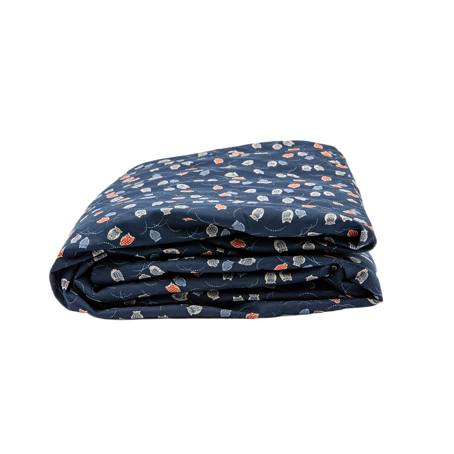 J-Life Fukurou Navy Custom Kakefuton with Removable Cover_Kakefutons_Kakefuton with custom cover_Japan Tradition_Sleep System_Handmade