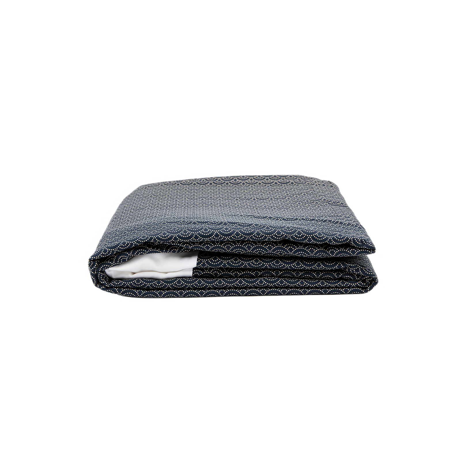 J-Life Seikai Ha Navy Custom Kakefuton with Removable Cover_Kakefutons_Kakefuton with custom cover