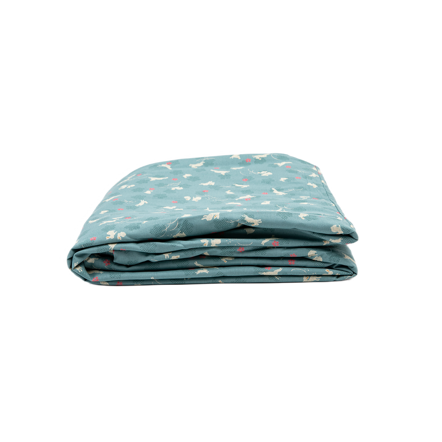 J-Life Usagi Sky Blue Custom Kakefuton with Removable Cover_Kakefutons_Kakefuton with custom cover_Japan Tradition_Sleep System_Handmade