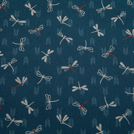 Imported Japanese Fabric- Tombo Blue #2_Fabric_Imported from Japan_100% Cotton_Japanese Sleep System