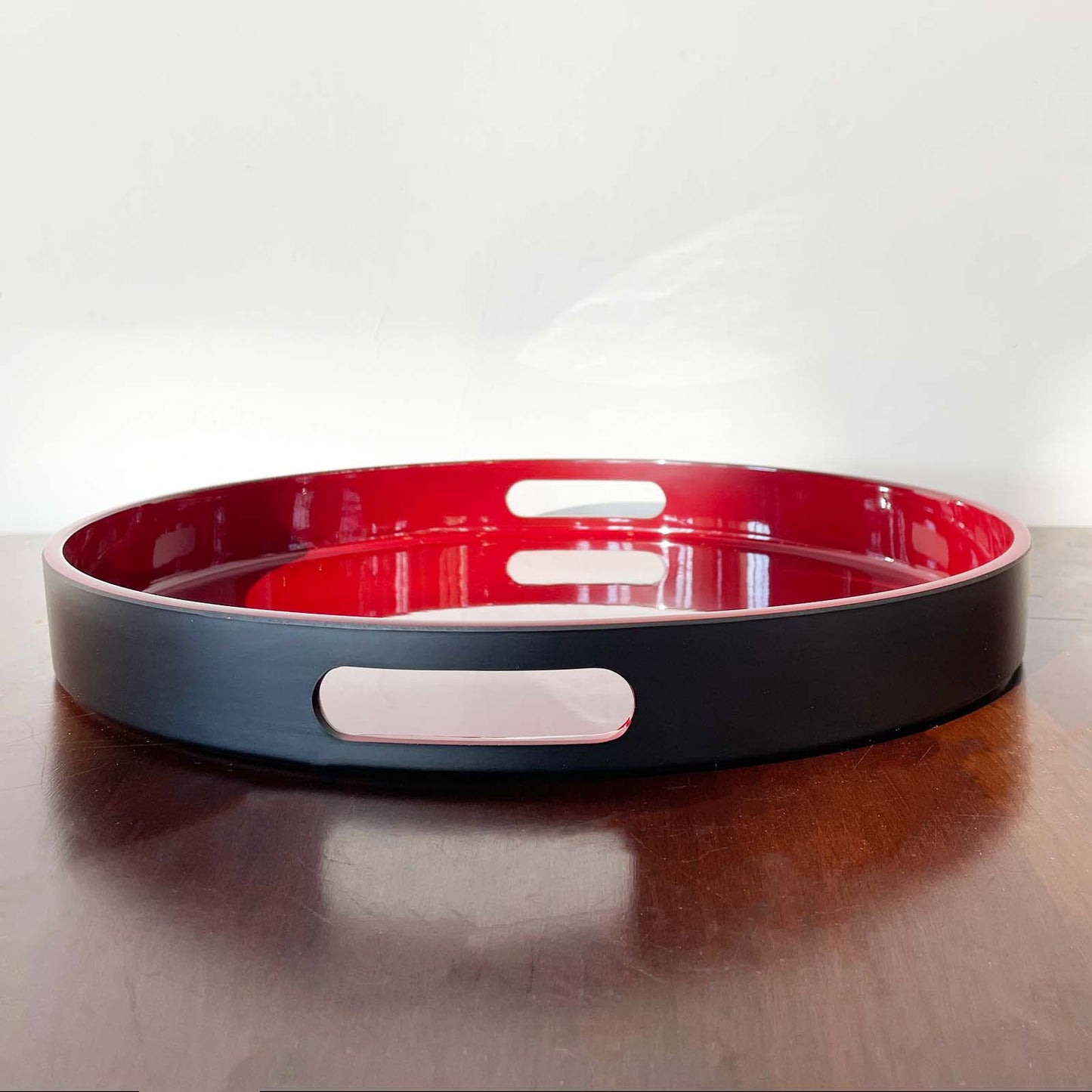 Black and Red Serving Tray