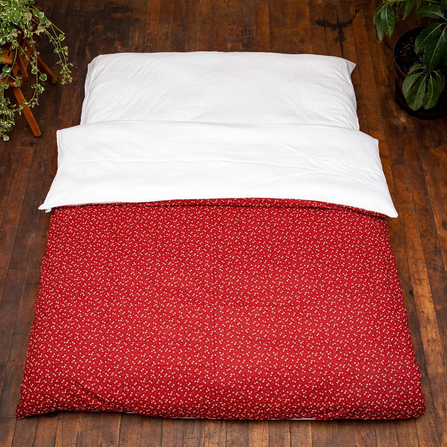 J-Life Sakura Red Custom Kakefuton with Removable Cover_Kakefutons_Kakefuton with custom cover_Japan Tradition_Sleep System_Handmade__1