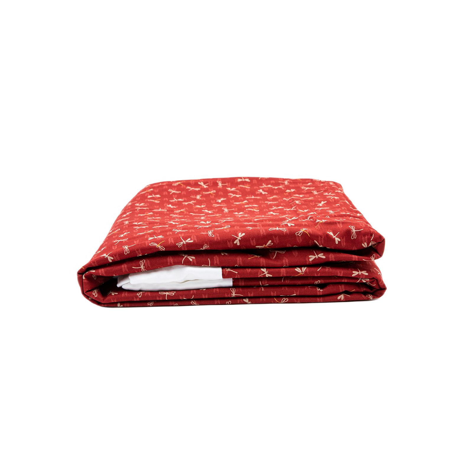 J-Life Tombo Red Custom Kakefuton with Removable Cover_Kakefutons_Kakefuton with custom cover