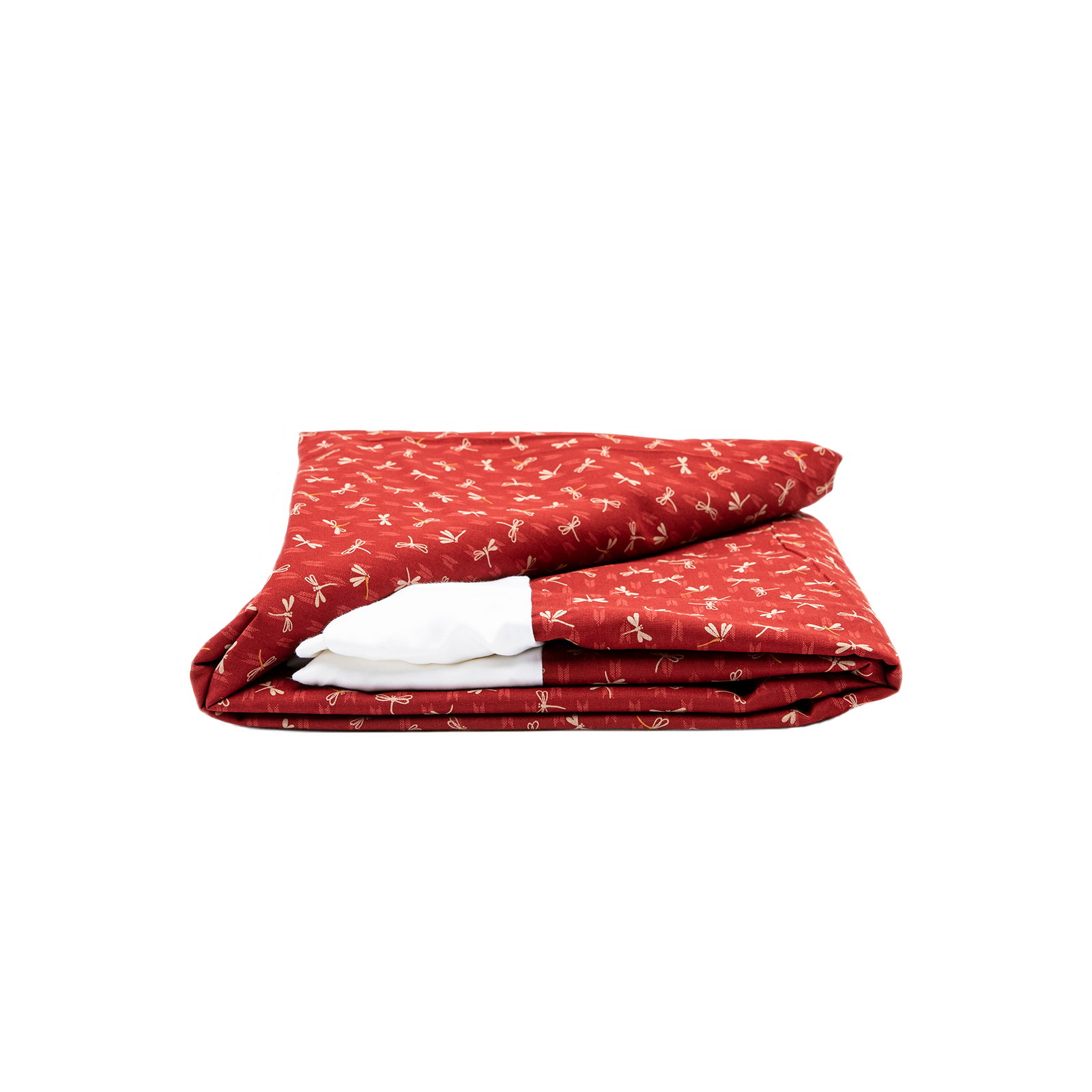 J-Life Tombo Red Custom Kakefuton with Removable Cover_Kakefutons_Kakefuton with custom cover_Japan Tradition