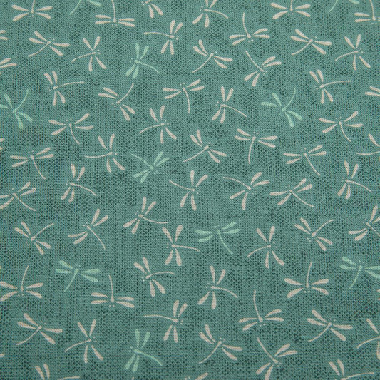 Imported Japanese Fabric- Tombo Teal_Fabric_Imported from Japan_100% Cotton_Japanese Sleep System