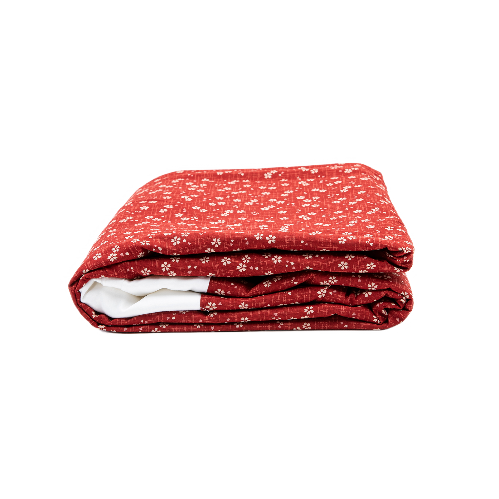 J-Life Sakura Red Custom Kakefuton with Removable Cover_Kakefutons_Kakefuton with custom cover_Japan Tradition
